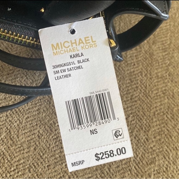 NWT Michael Kors East West Karla Satchel - Picture 12 of 12